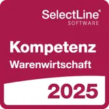 Logo: SelectLine Software Kompetenz Warenwirtschaft 2025