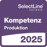 Logo: SelectLine Software Kompetenz Produktion 2025
