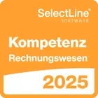 Logo: SelectLine Software Kompetenz Rechnungswesen 2025