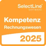 Logo: SelectLine Software Kompetenz Rechnungswesen 2025
